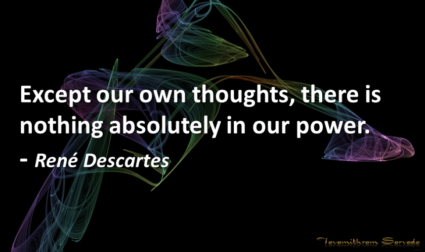 What is absolutely in our power