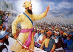 Guru Gobind Singh asking for a head